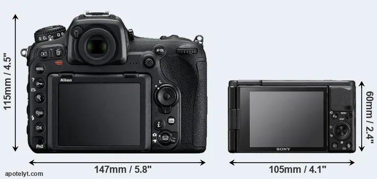 Comparison D500 or ZV-1 rear