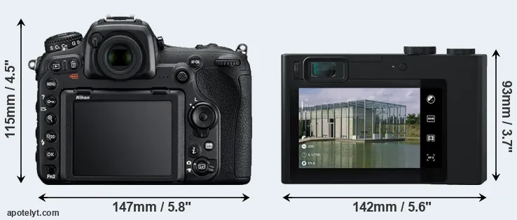 Comparison D500 or ZX1 rear