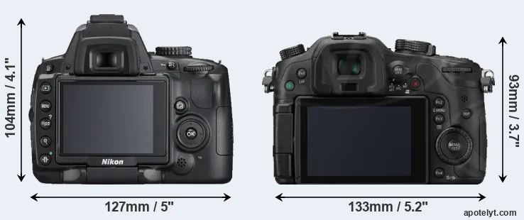 Comparison D5000 or GH3 rear