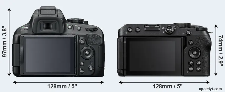 Comparison D5100 or Z30 rear