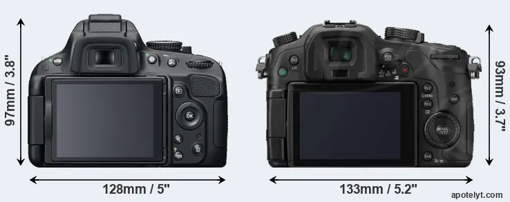 Comparison D5100 or GH3 rear