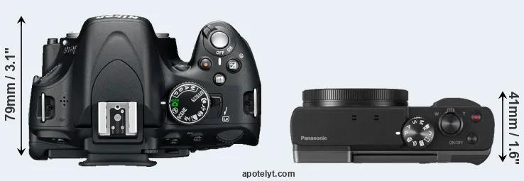 Compare D5100 versus ZS70 top