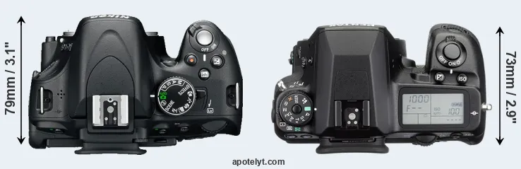 Compare D5100 versus K-5 II top