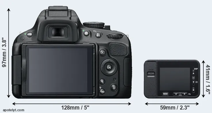 Comparison D5100 or RX0 rear
