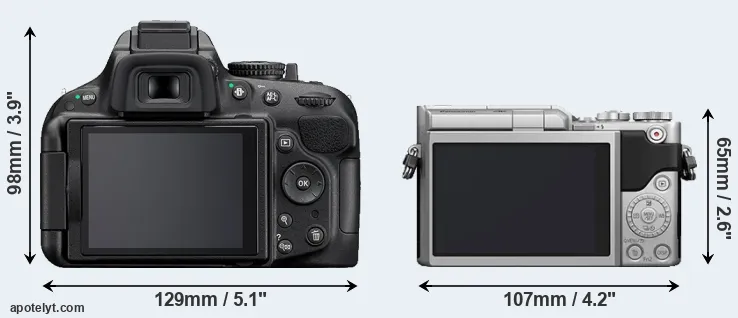 Comparison D5200 or GX850 rear