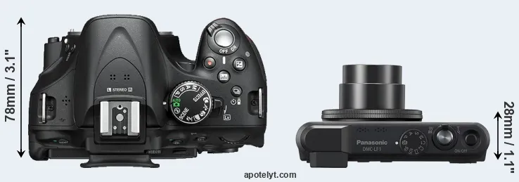 Compare D5200 versus LF1 top