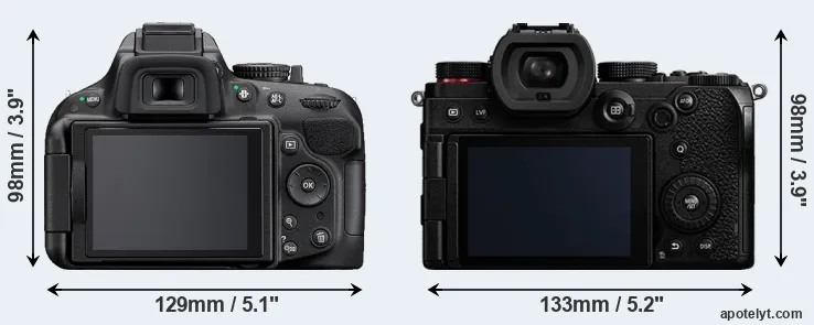 Comparison D5200 or S5 rear
