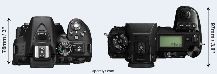 Compare D5300 versus S1 top