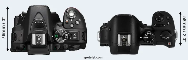 Compare D5300 versus NX30 top