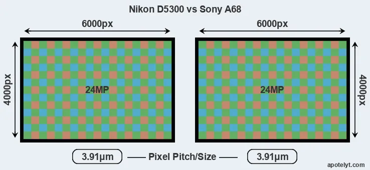 D5300 versus A68 MP