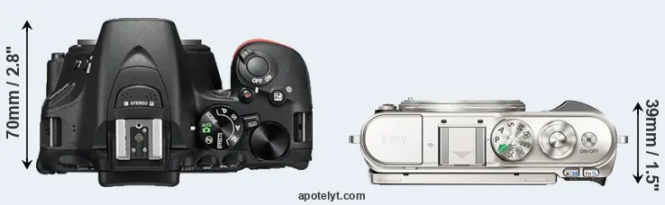 Compare D5500 versus E-PL9 top