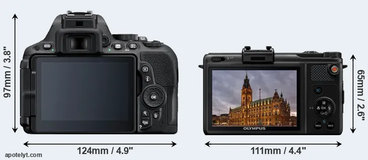 Comparison D5500 or XZ-1 rear