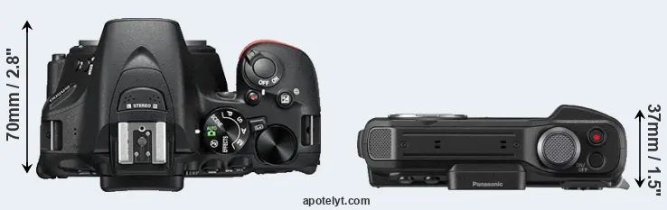 Compare D5500 versus FT7 top