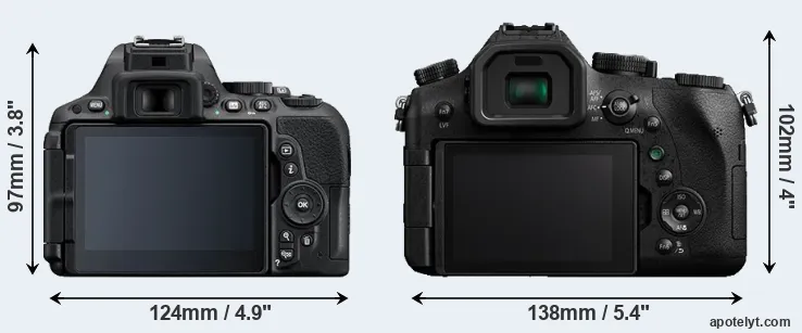 Comparison D5500 or FZ2500 rear