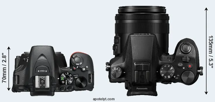 Compare D5500 versus FZ2500 top