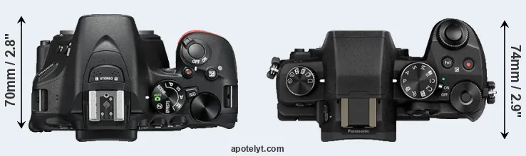 Compare D5500 versus G80 top