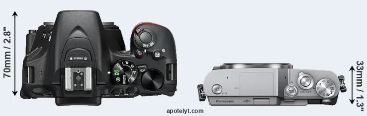 Compare D5500 versus GX800 top