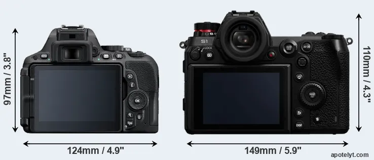 Comparison D5500 or S1 rear