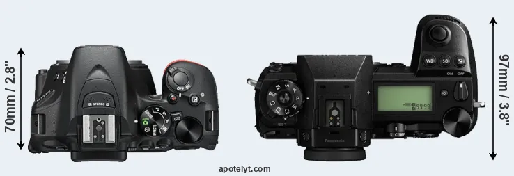 Compare D5500 versus S1 top