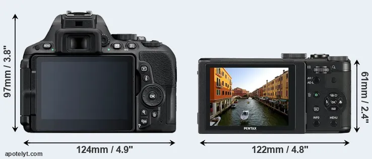 Comparison D5500 or MX-1 rear