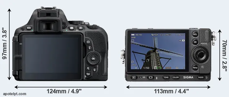 Comparison D5500 or fp rear