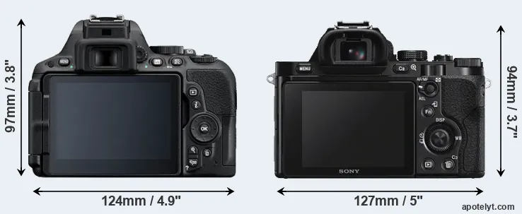 Comparison D5500 or A7S rear