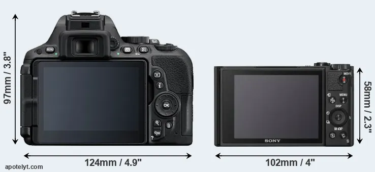 Comparison D5500 or WX800 rear