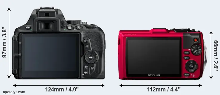 Comparison D5600 or TG-4 rear