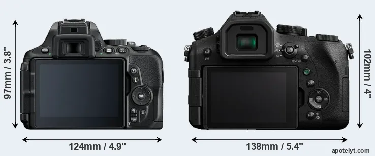 Comparison D5600 or FZ2500 rear
