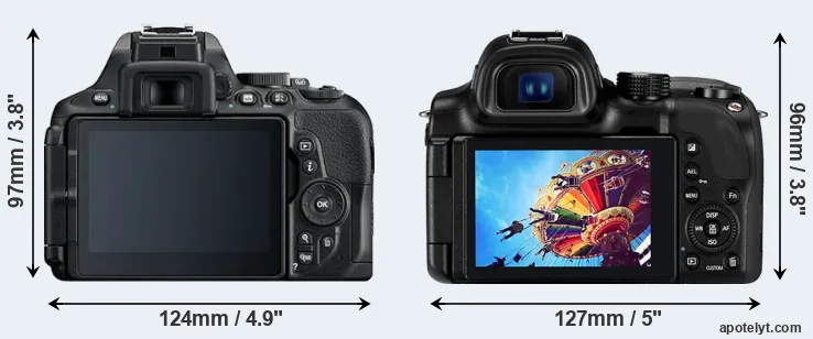 Comparison D5600 or NX30 rear