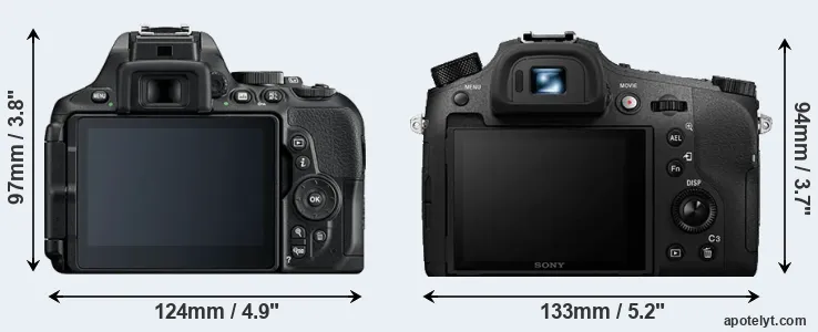 Comparison D5600 or RX10 IV rear
