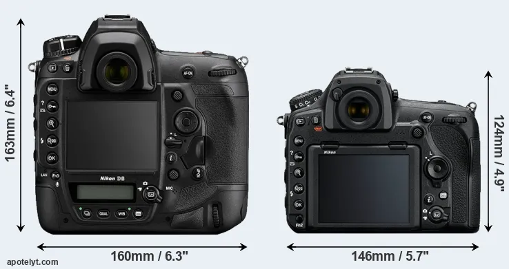Comparison D6 or D850 rear