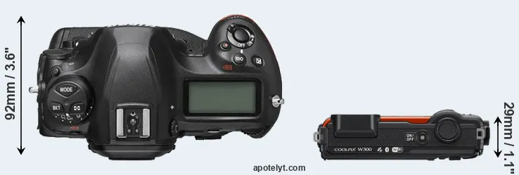 Compare D6 versus W300 top