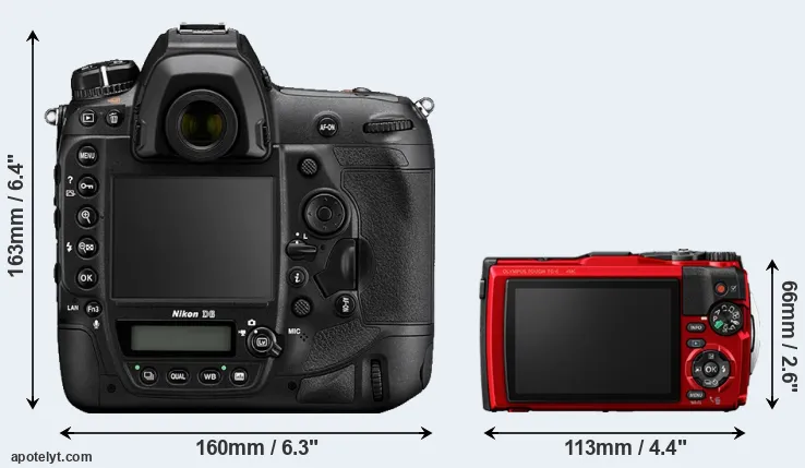 Comparison D6 or TG-6 rear