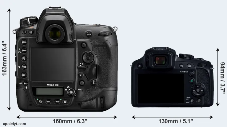 Comparison D6 or FZ82D rear