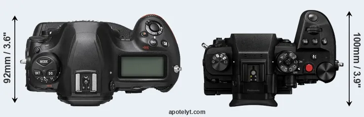 Compare D6 versus GH6 top
