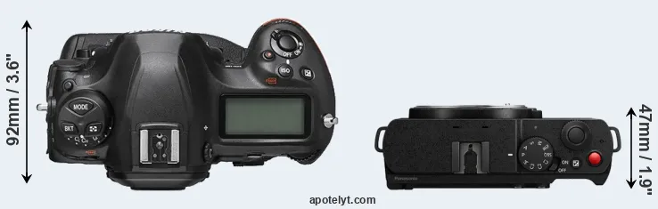 Compare D6 versus S9 top