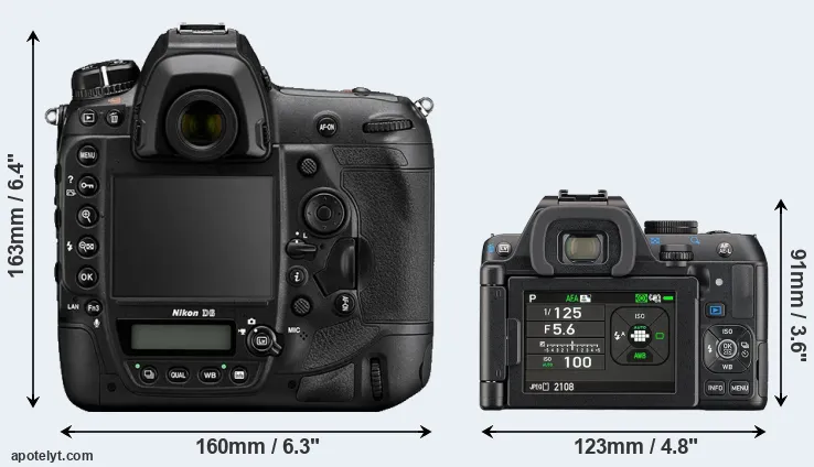 Comparison D6 or K-S2 rear