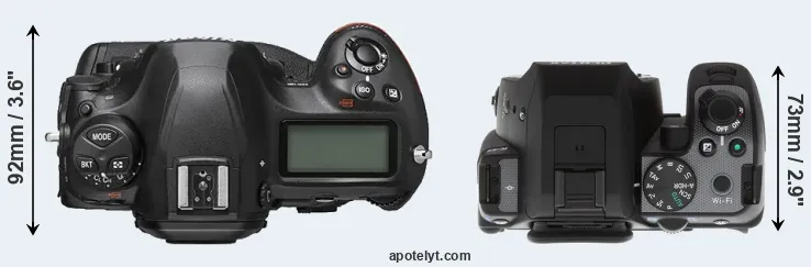 Compare D6 versus K-S2 top
