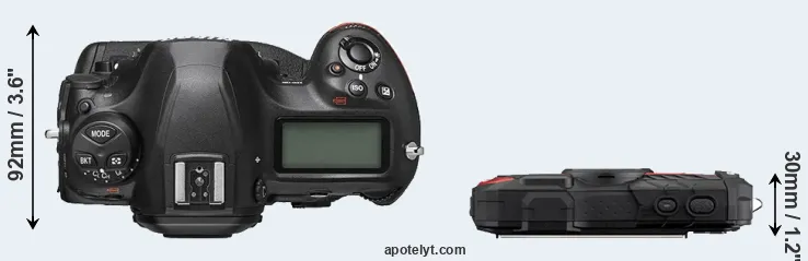 Compare D6 versus WG-60 top