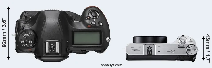 Compare D6 versus NX500 top
