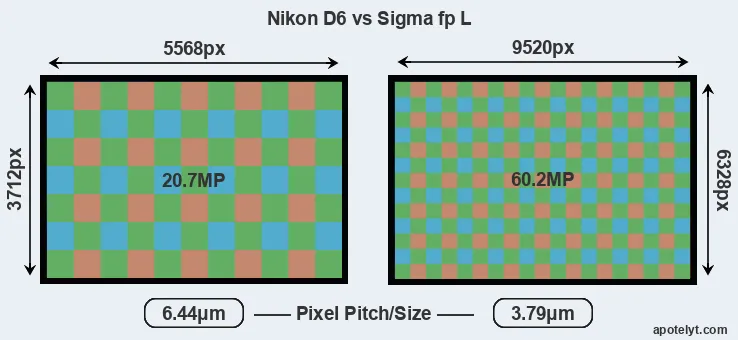 D6 versus fp L MP