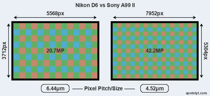 D6 versus A99 II MP