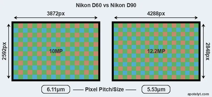 D60 versus D90 MP