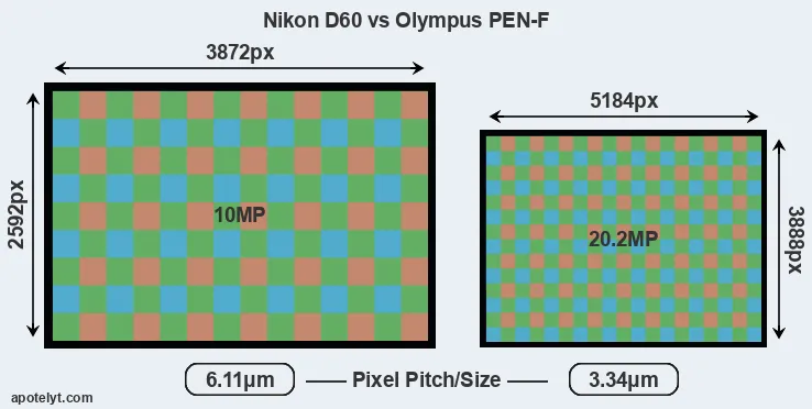 D60 versus PEN-F MP