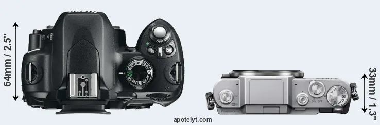 Compare D60 versus GF7 top