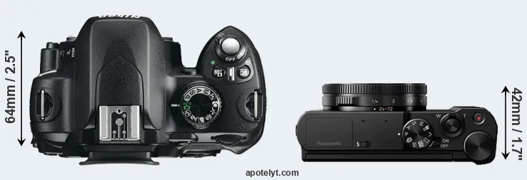 Compare D60 versus LX15 top