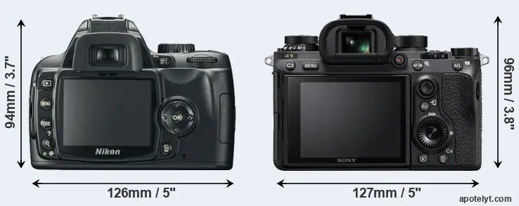 Comparison D60 or A9 rear