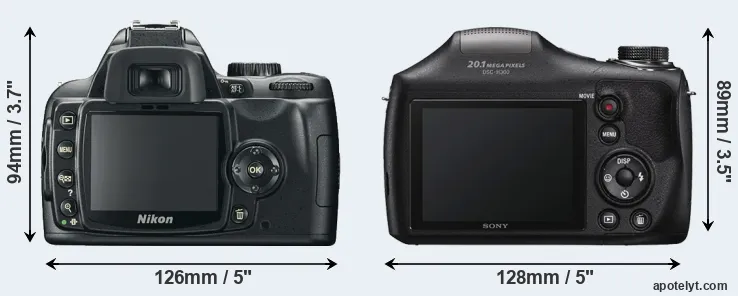 Comparison D60 or H300 rear