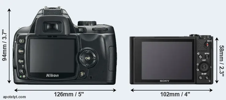 Comparison D60 or WX800 rear